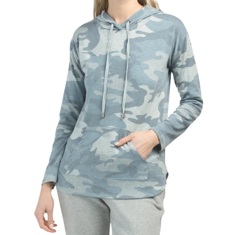 Cyrus Women's French Terry Camo Print Pullover Sweatshirt Casual Hoodie Slouchy Comfort Pullover Cyrus Women's French Terry Camo Print Pullover Sweatshirt Casual Hoodie Slouchy Comfort Pullover