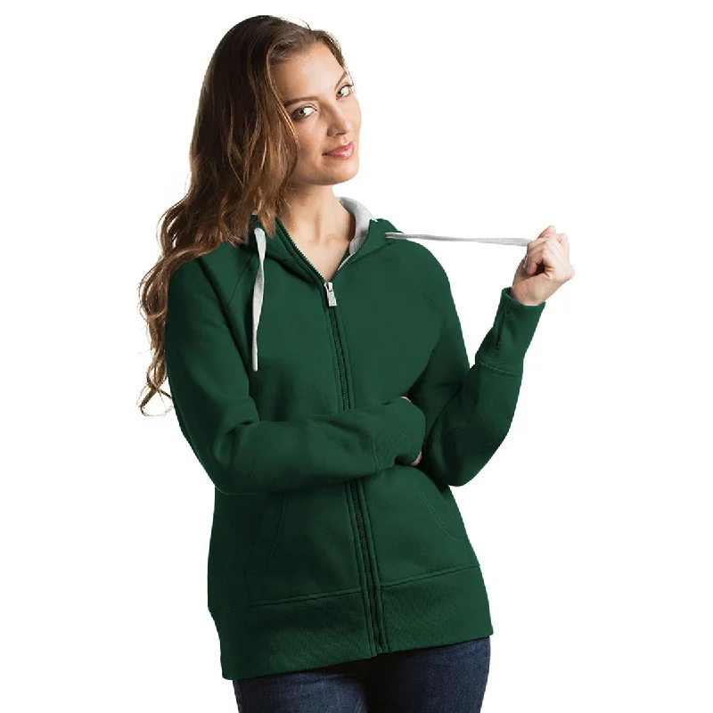 Antigua Women's Dark Pine Victory Hoodie Hoodie with Drop Shoulder Relaxed Streetwear Antigua Women's Dark Pine Victory Hoodie Hoodie with Drop Shoulder Relaxed Streetwear