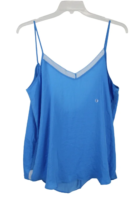 NEW Aerie Blue Satin Tank | XL mint tank top