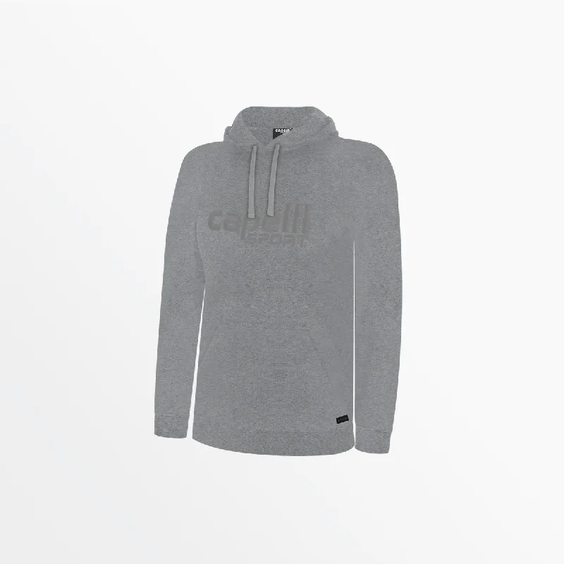 WOMEN'S TONAL PULLOVER HOODIE Boxy Neck Sweater