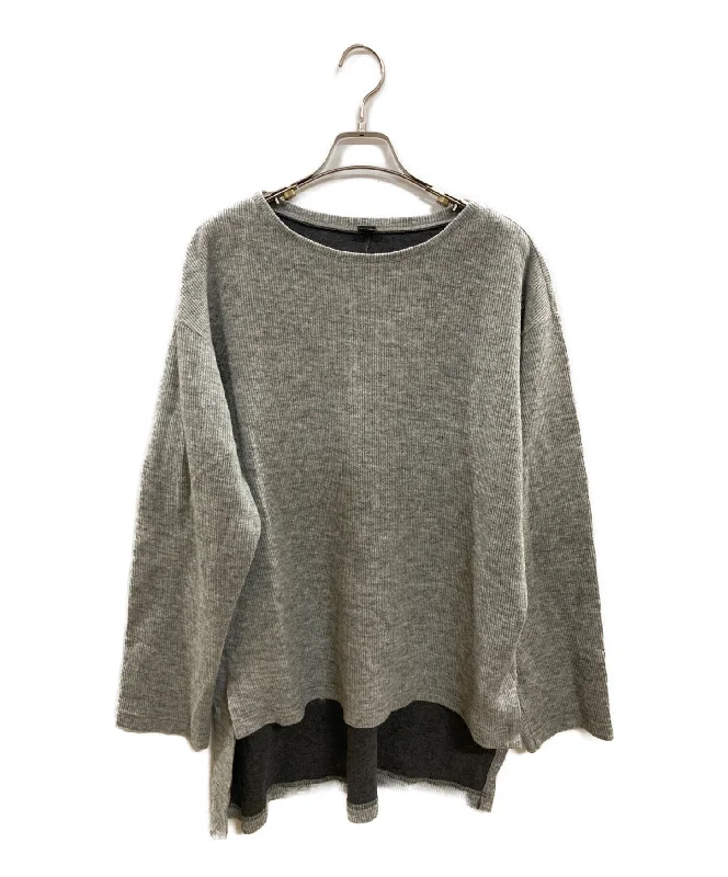 [Pre-owned] Y's Side slit pullover knit YK-B07-025 Surplice Neck Pullover