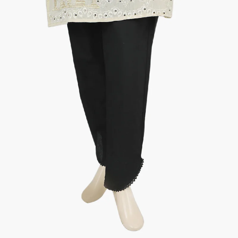 Women's Woven Trouser - Black Trousers Recommended Stylist