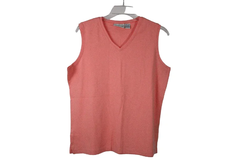 White stag Pink Stretch Tank | L layering tank top