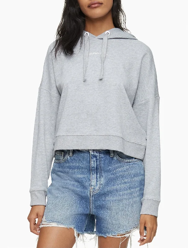 Calvin Klein Minimal Logo Pullover Hoodie - Women Hoodie with Strings Custom Fit Adjustable Calvin Klein Minimal Logo Pullover Hoodie - Women Hoodie with Strings Custom Fit Adjustable