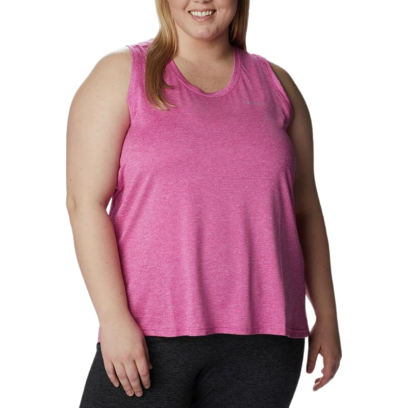 COLUMBIA - Hike Tank Top - Wild Fuchsia Heather fitness tank top