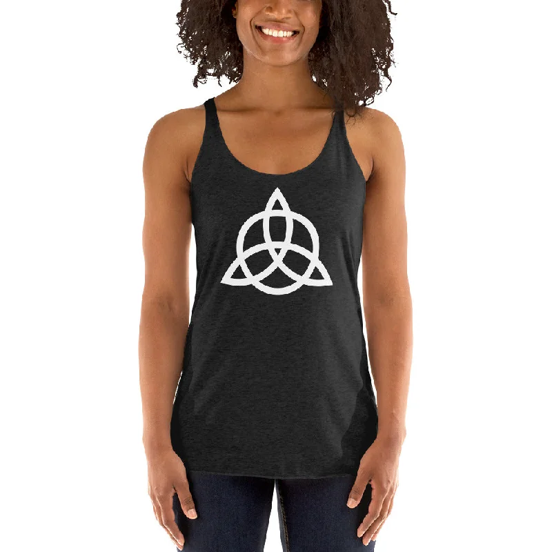 Celtic Symbol Triquetra Trinity Knot Women's Racerback Tank Top Shirt sleep tank top Celtic Symbol Triquetra Trinity Knot Women's Racerback Tank Top Shirt sleep tank top