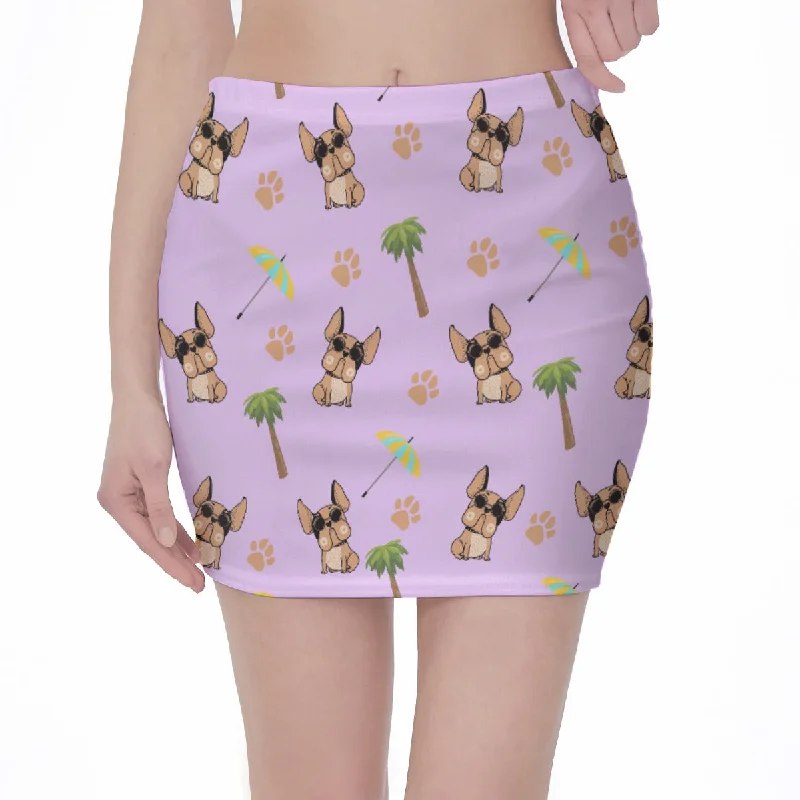 MAYA - Hip Skirt floral skirt print