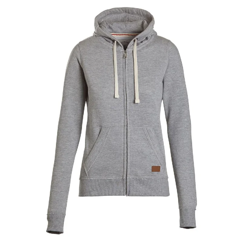 Landway Women's Heather Grey Westport Vintage Full Zip Cotton Sweatshirt Hoodie with Applique Textured Unique Landway Women's Heather Grey Westport Vintage Full Zip Cotton Sweatshirt Hoodie with Applique Textured Unique