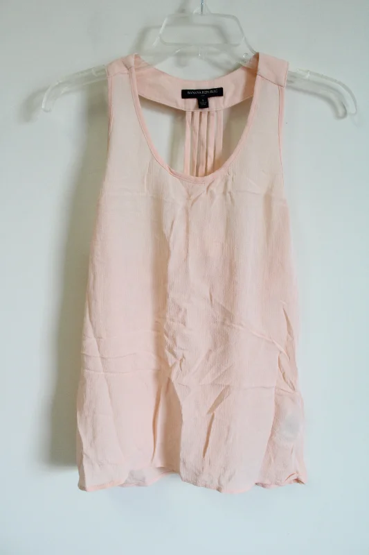 Banana Republic Pink Tank | S open back tank
