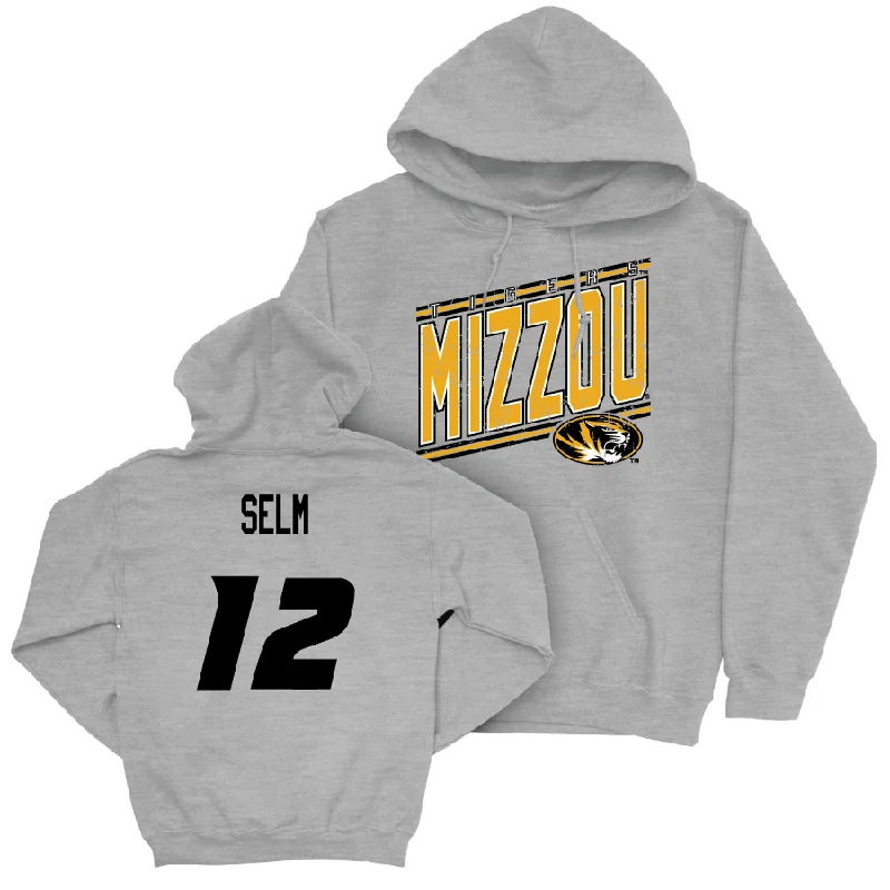 Sport Grey Women's Soccer Vintage Hoodie - Leah Selm Hoodie with Print Artistic Unique Sport Grey Women's Soccer Vintage Hoodie - Leah Selm Hoodie with Print Artistic Unique