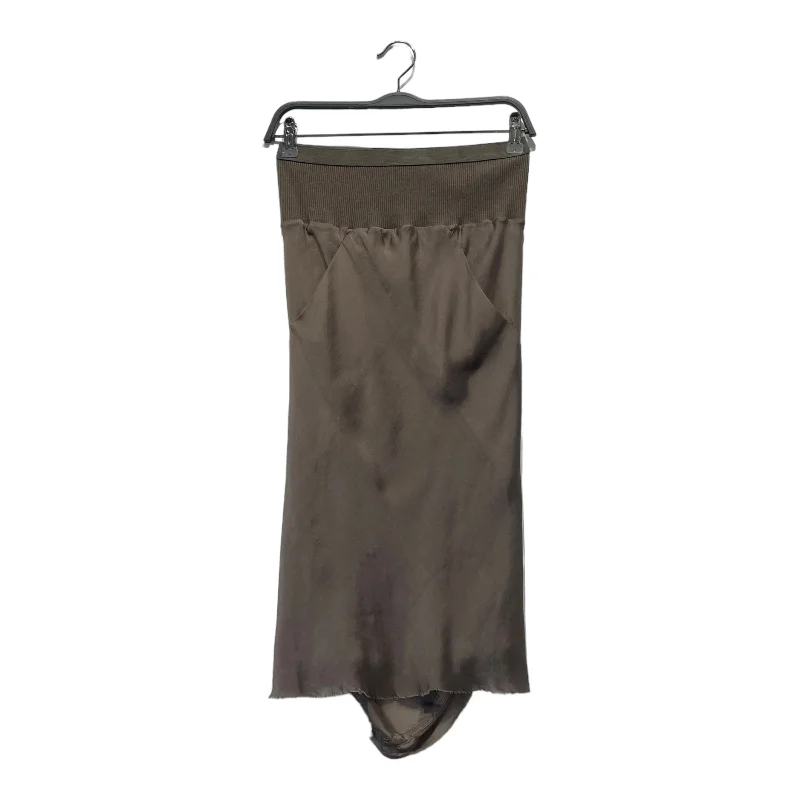 Rick Owens/Skirt/6/Silk/GRY/ANTHEM S/S 11 leather skirt bold