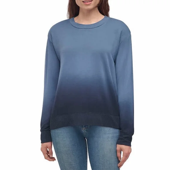 Splendid Super Soft Ombre Dip Dye Sweatshirt Pullover Shirt Top Bishop Sleeve Elegant Splendid Super Soft Ombre Dip Dye Sweatshirt Pullover Shirt Top Bishop Sleeve Elegant