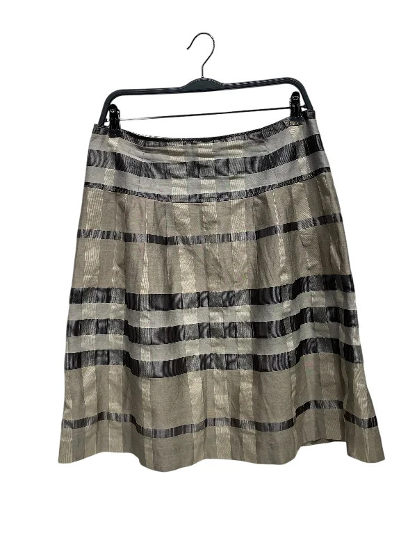 BURBERRY/Skirt/30/Plaid/Silk/BRW/ patchwork skirt art