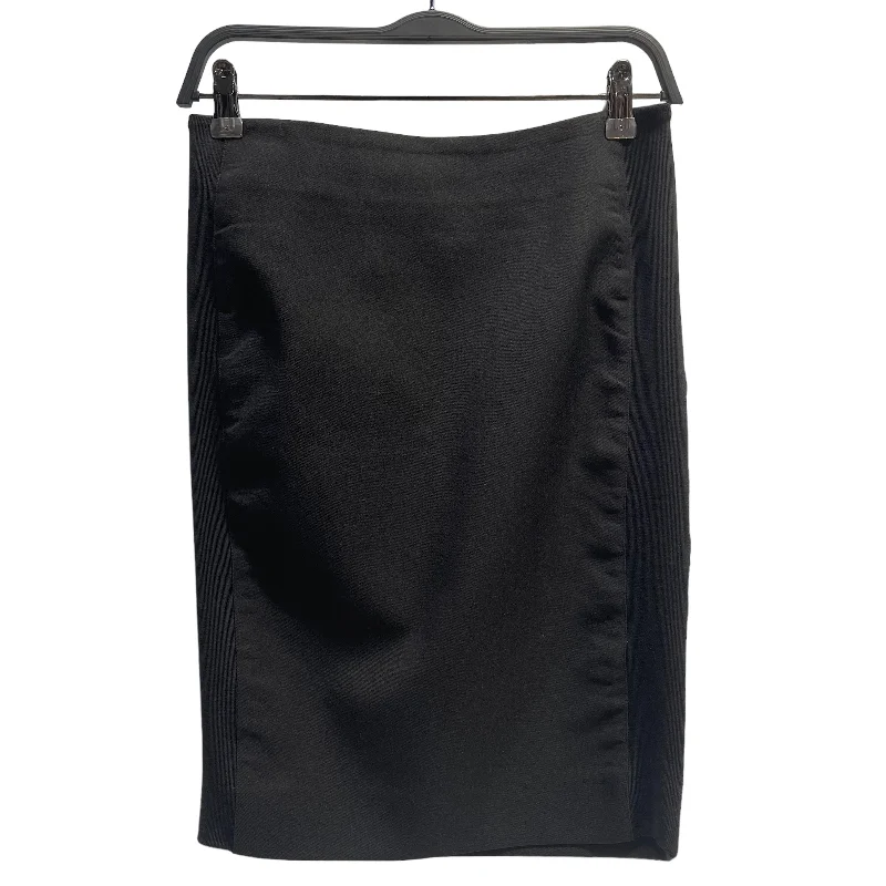 BALENCIAGA/Skirt/38/Wool/BLK/ cashmere skirt plush