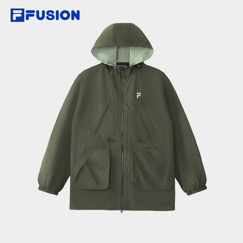 FILA FUSION INLINE FUSIONEER Women Woven Jacket (Grey) Snapped Jacket Toggled Jacket Drawstring Jacket FILA FUSION INLINE FUSIONEER Women Woven Jacket (Grey) Snapped Jacket Toggled Jacket Drawstring Jacket