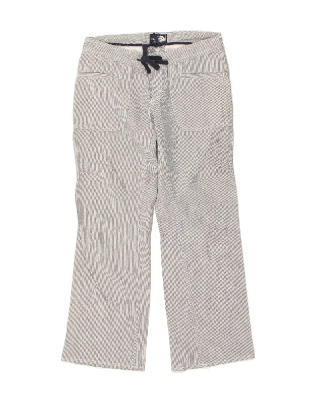 THE NORTH FACE Womens Straight Casual Trousers W32 L30 Grey Pinstripe Trousers cozy comfortable THE NORTH FACE Womens Straight Casual Trousers W32 L30 Grey Pinstripe Trousers cozy comfortable