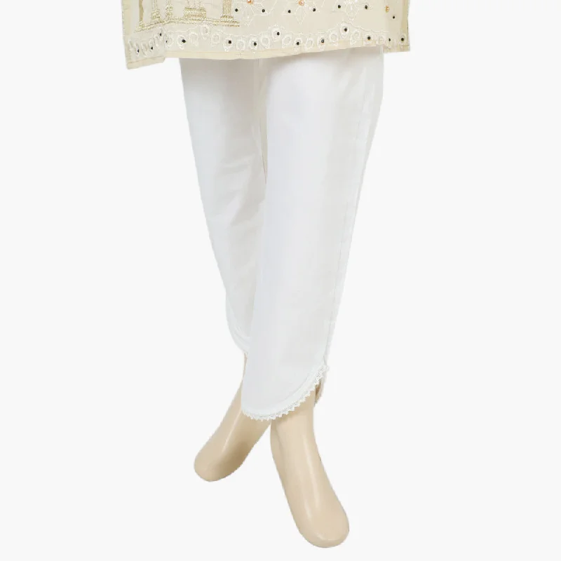 Women's Woven Trouser - White Trousers Bestseller Popular