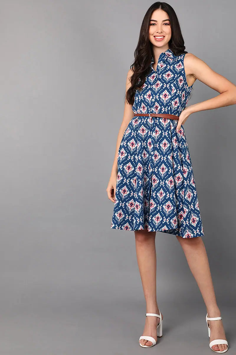 Ahika Cotton Printed Dresses-VD1203_XS