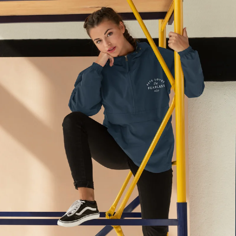 Grace Pullover Jacket - Fate Loves the Fearless Long Sleeve Pullover