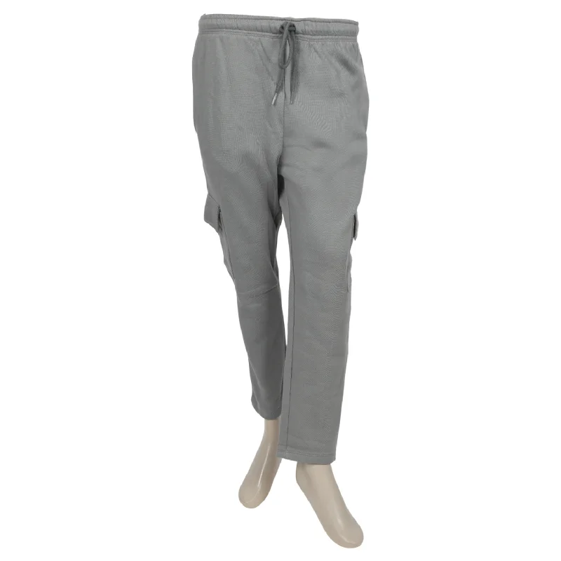 Women's Cargo Trouser - Grey Trousers cozy soft