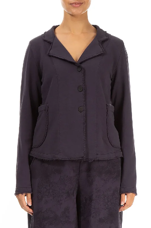 Collar Vintage Violet Cotton Jacket Lace Jacket Ribbed Jacket Sequined Jacket