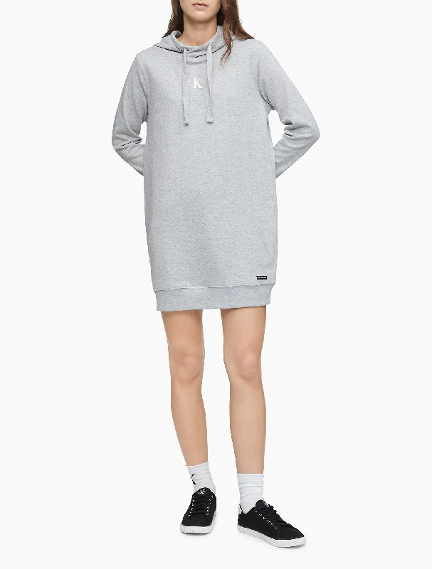 Calvin Klein Small Monogram Logo Hoodie Dress - Women Hoodie with Print Artistic Unique Calvin Klein Small Monogram Logo Hoodie Dress - Women Hoodie with Print Artistic Unique