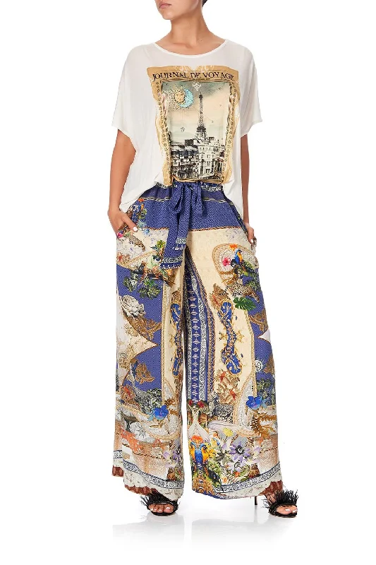 LOUNGE TROUSER WITH WAIST TIE MUSE NOVELS Trousers Top Rated