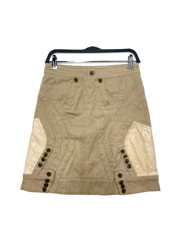 UNDERCOVER/Skirt/1/Cotton/BEG denim skirt classic