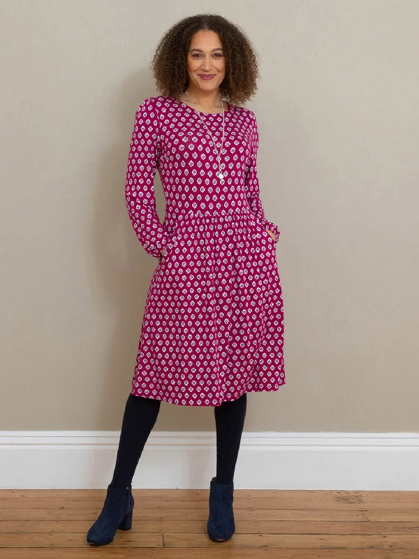 Arne jersey dress crab apple