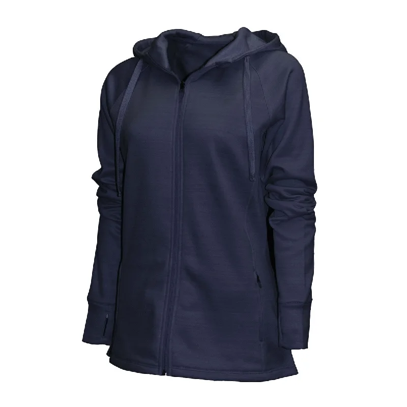 BAW Women's Navy Scuba Full Zip Sweatshirt Hoodie with Illustration Artistic Creative BAW Women's Navy Scuba Full Zip Sweatshirt Hoodie with Illustration Artistic Creative