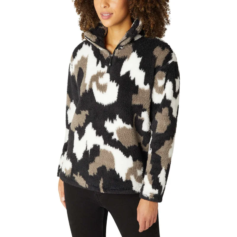 Eddie Bauer Women's Ultra Soft Plush Fleece Quarter Zip Sweatshirt Camo Print Pullover Top Seamless Knit Pullover Eddie Bauer Women's Ultra Soft Plush Fleece Quarter Zip Sweatshirt Camo Print Pullover Top Seamless Knit Pullover