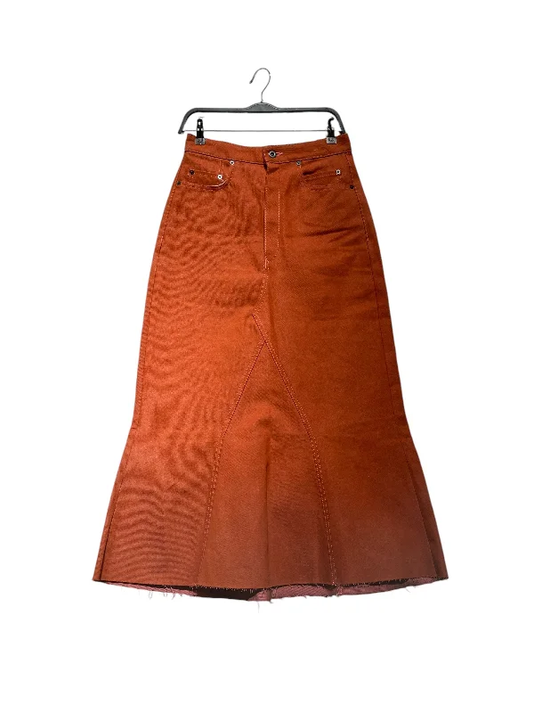 Rick Owens/Skirt/29/Cotton/ORN/BOLAN GODET velvet skirt plush