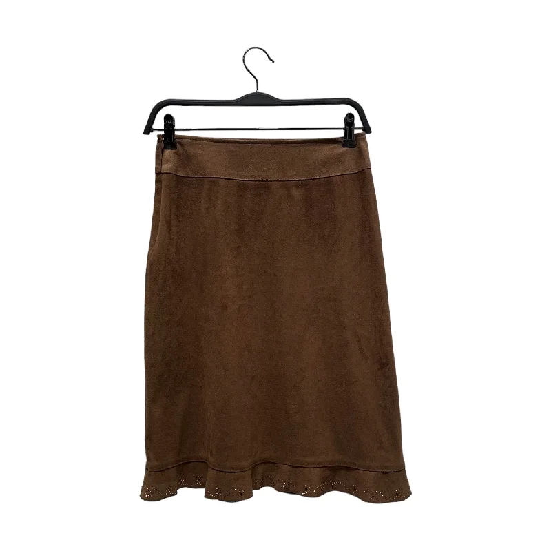 MOSCHINO/Long Skirt/4/Cotton/BRW/ lace skirt delicate