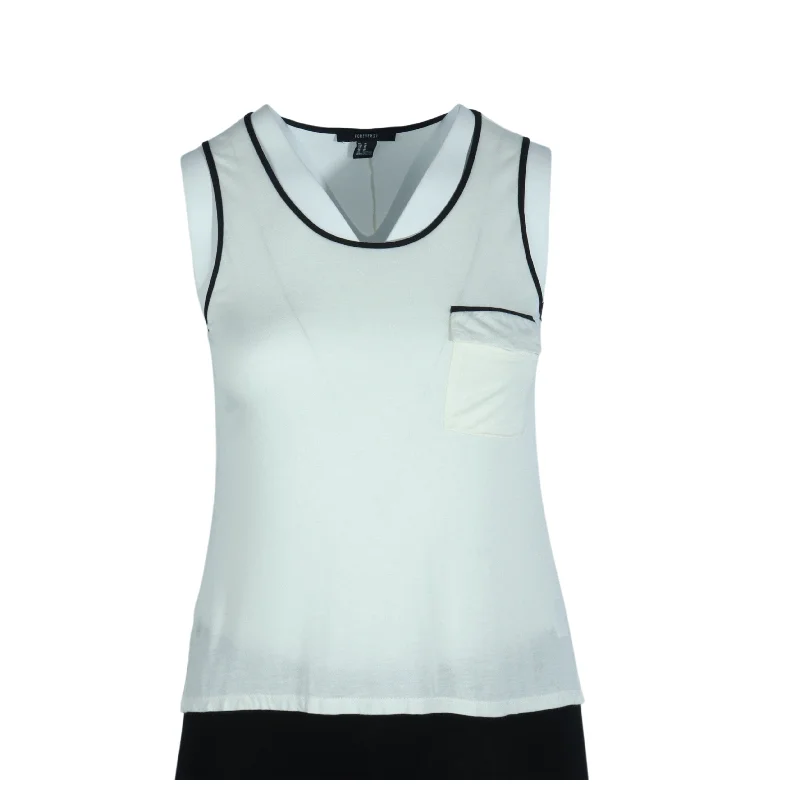 FOREVER 21 - Pull Over Tank Top ivory tank top