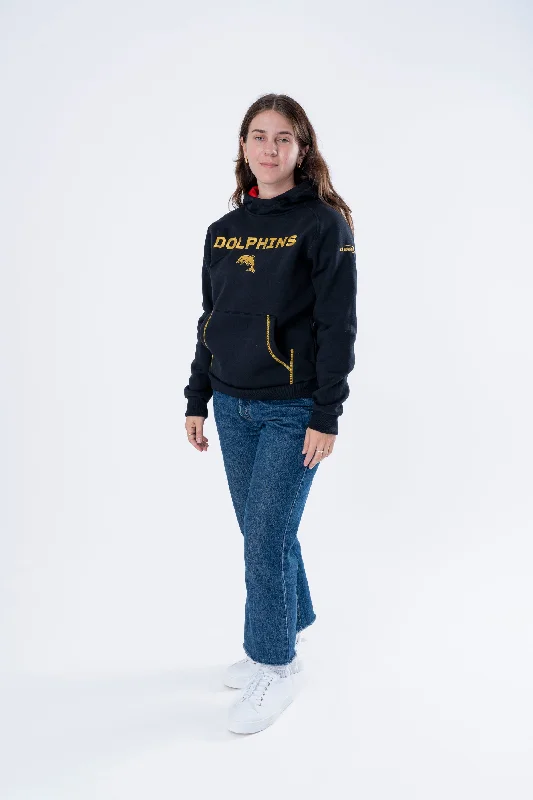 2025 DOLPHINS LADIES PULLOVER HOODIE Leg Sleeve Comfort