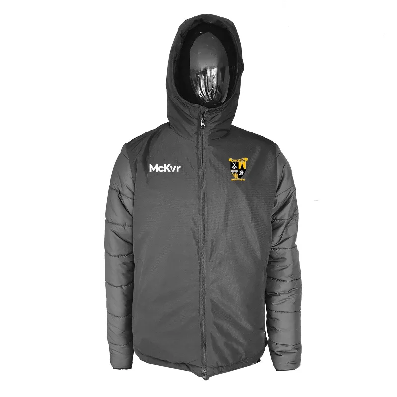 Mc Keever St Marys GAA Core 22 Stadium Jacket - Adult - Black Knit Fabric Woven Fabric Fleece Fabric Mc Keever St Marys GAA Core 22 Stadium Jacket - Adult - Black Knit Fabric Woven Fabric Fleece Fabric