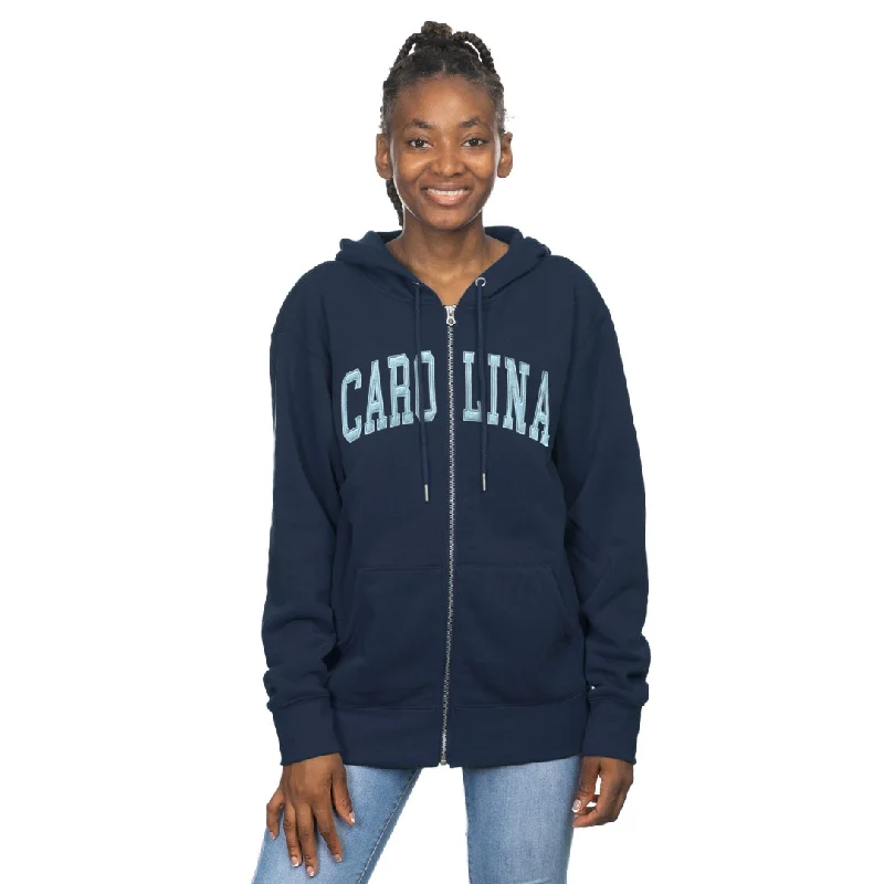Women's Carolina Full-Zip Hoodie Hoodie with Sequins Glamorous Eye-catching