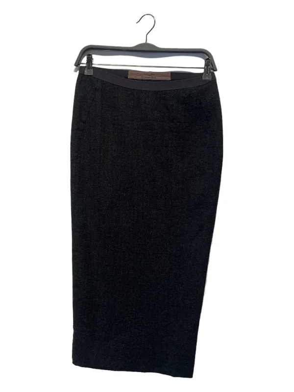 Rick Owens/Skirt/6/Wool/BLK/MOUTAIN F/W12 linen skirt airy