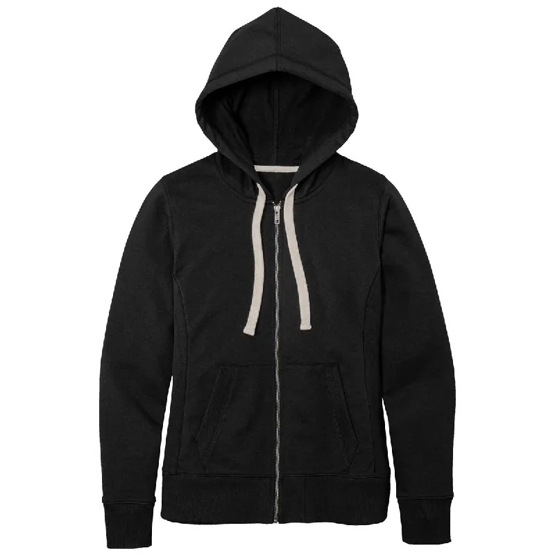District Women's Black Re-Fleece Full-Zip Hoodie Hoodie with Hem Fringe Bohemian Relaxed District Women's Black Re-Fleece Full-Zip Hoodie Hoodie with Hem Fringe Bohemian Relaxed