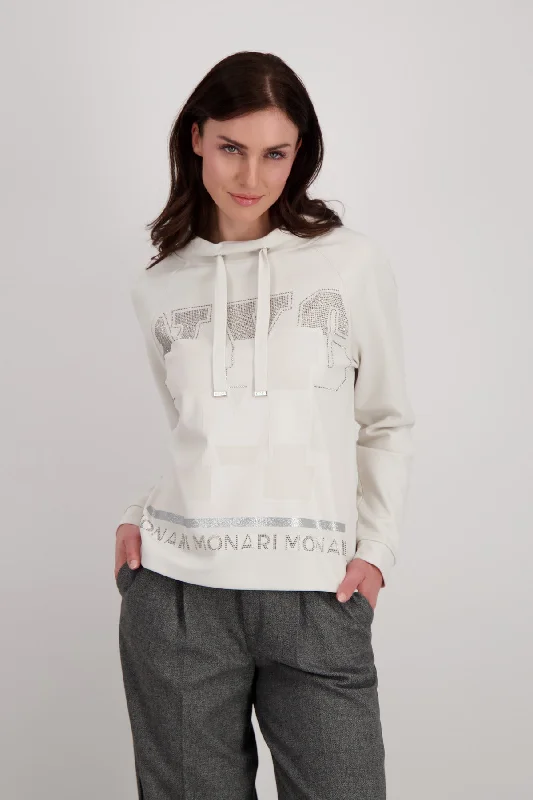Sweatshirt, champagne Zip Hoodie Drawstring Kangaroo Pocket