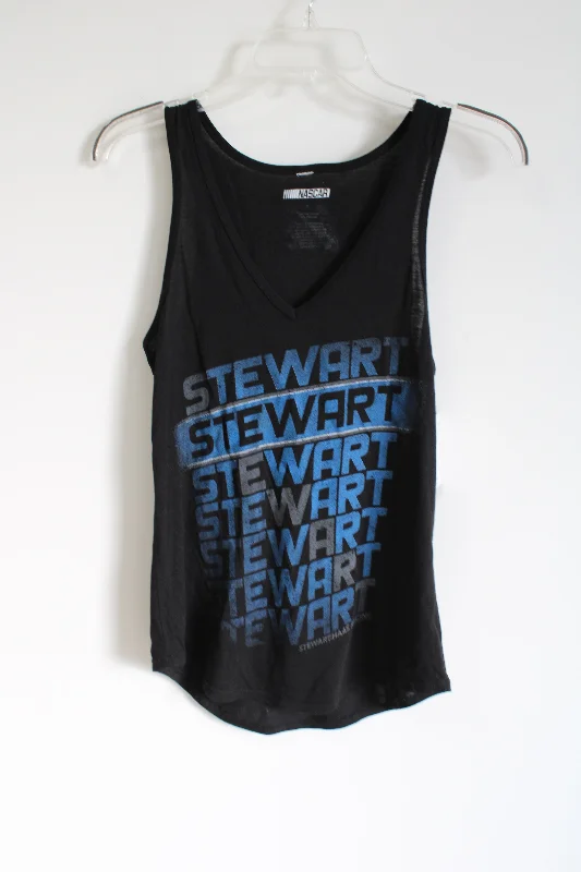 NEW Nascar Black Stewart Tank | S glitter tank top