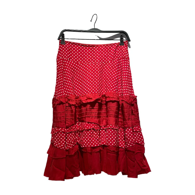 tricot COMME des GARCONS/Skirt/M/Polka dot/RED/ linen skirt light