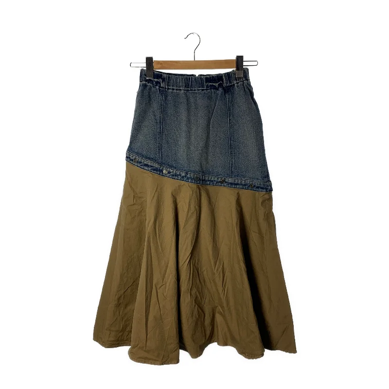 AMERI/Long Skirt/S/Multicolor/Cotton/2920941250 linen skirt airy