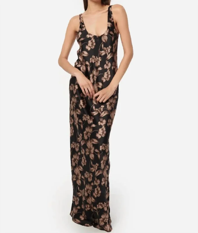 Clare Dress In Gilded Vine