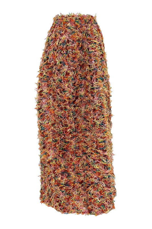 Maxi Skirt wool skirt warm