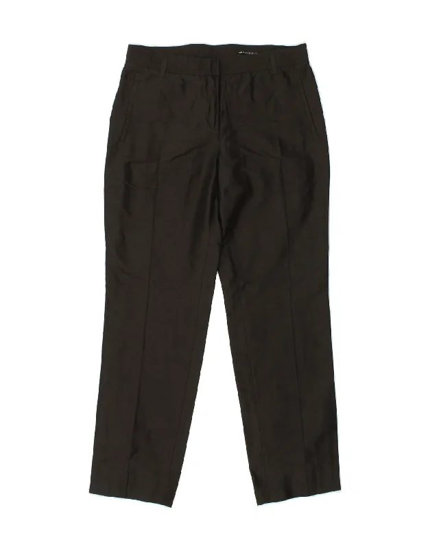 FABRIZIO LENZI Womens Casual Trousers IT 42 Medium W30 L 27 Black Silk Trousers Vintage Classic FABRIZIO LENZI Womens Casual Trousers IT 42 Medium W30 L 27 Black Silk Trousers Vintage Classic