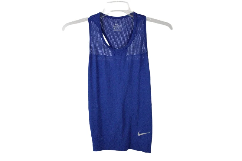 Nike Dri-Fit Blue Tank | XS strapless tank top