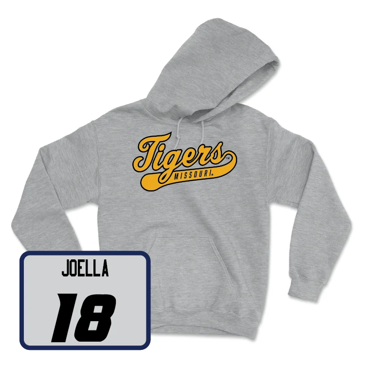 Sport Grey Women's Soccer Script Hoodie - Hannah Joella Hoodie with Longline Fit Extended Stylish Sport Grey Women's Soccer Script Hoodie - Hannah Joella Hoodie with Longline Fit Extended Stylish