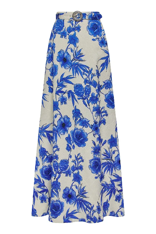 BELLAMY SKIRT pleated skirt texture