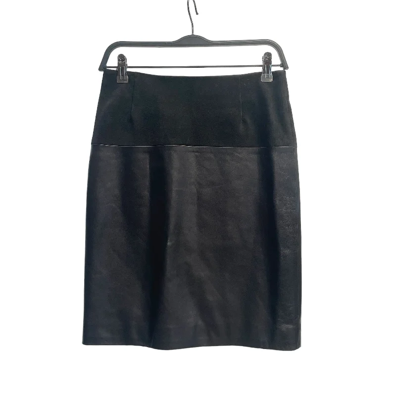 BALENCIAGA/Skirt/38/Leather/BLK/ velvet skirt luxury